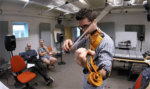 Violin player, Ignacio Lara Romero